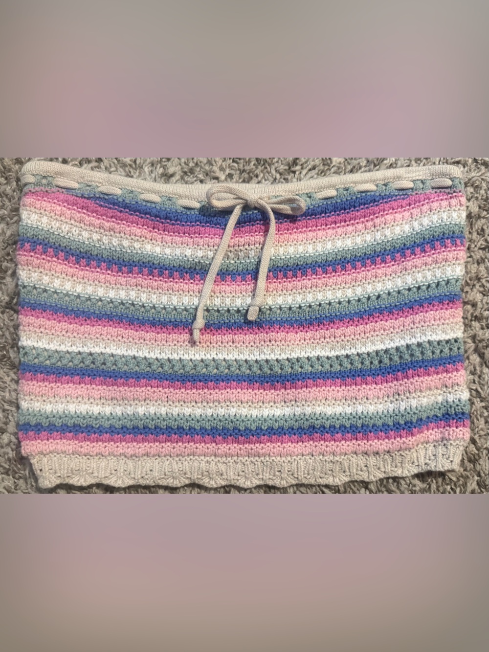 Hollister Co. Women's Multi Colored Tube Top